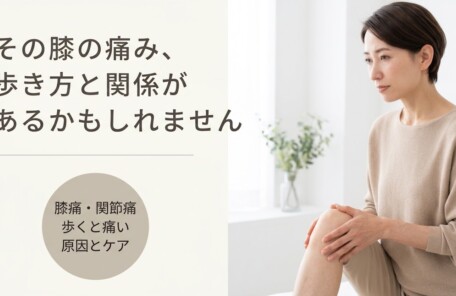 川崎市高津区・溝の口で膝痛・関節痛にお悩みの方へ｜歩くと痛い原因とセルフケアを整骨院が解説｜溝上整骨院
